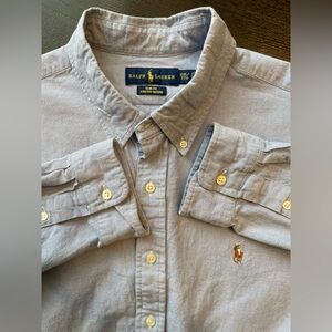 Ralph Lauren - Cotton blend Stretch Oxford button up shirt Size XXL (Slim fit)